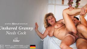 ”Titty grandma with a hairy snatch needed a young man to fuck her hard”