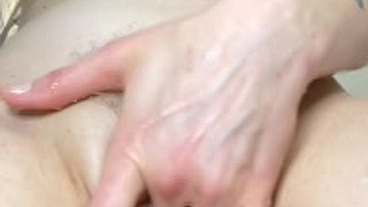 Showered & Splayed: My Tight Pussy from Your Knees