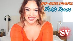 Step-Sister's Playful Tickle Tease: Cheering Up My Dumped Bro with Sensual Tickles (POV) 1080