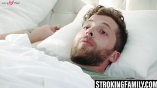 Sofie Marie preps stepson for school with throat training