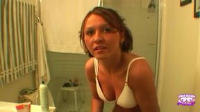 Another Bitch That Wants Everyone to Jerk off to Her Having Sex with Two Guys