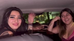 Curvy girl with big tits gets a three-way fuckfest