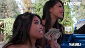 Three American sexy babes Gina Valentina, Karlee Grey, and Cindy Starfall
