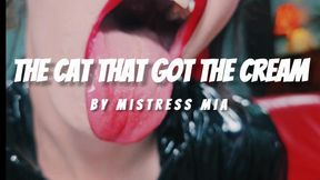 THE CAT THAT GOT THE CREAM (CATWOMAN JOI)