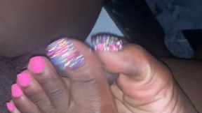 BIG TOE BLING FOOT JOB