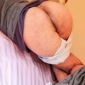 Brown Onion Smooth Hairy Butts Feels Horny and Wants to get fucked