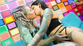Dirty Goth & Hippie Babes Crave Anal Pounding and Thick Facial Cumshots