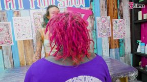 WILD ANAL fuck during TATTOO session for ITALINA pornstar