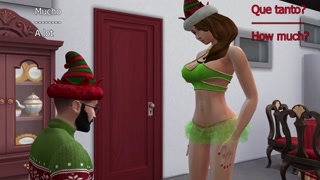 Santa doesn't give me a Christmas gift but he lets me fuck his wife