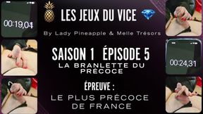 La branlette du précoce
