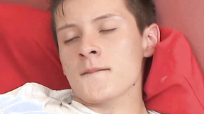 ”Good looking twink Mario plays with his hard boner”