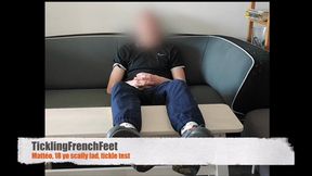 Mattéo, 18 yo scally lad tickle test (full HD)