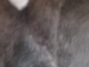 Masturbating and fucking myself with a strap on