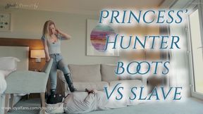 Princess' Hunter Boots Vs slave