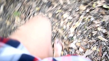 Walking through the countryside with my feet