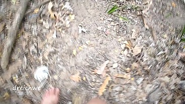 Walking through the countryside with my feet