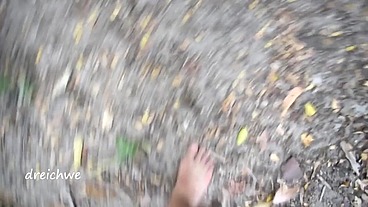 Walking through the countryside with my feet