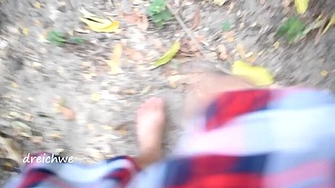 Walking through the countryside with my feet