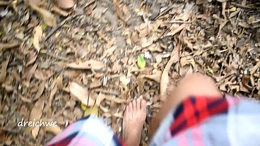 Walking through the countryside with my feet