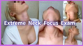 Extreme Neck Focus Exam – Swallow Control Roleplay with Full Acting Simulation (Full Face Optional and Neck Close-Up Scenes) This is a custom fetish request video.