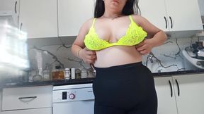 Leggings, Bra and Big Bubbly Farts