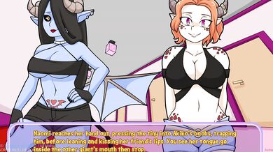 Magic Mishaps Gargantuan Woman Pounds Small Men Under Heels