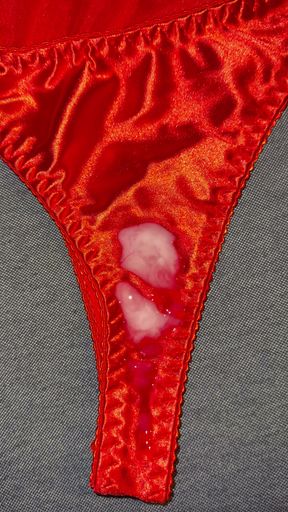 Cum on wife's panties 58