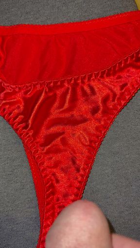 Cum on wife's panties 58