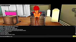 Cici Diva Clash in Hot 3D Anime Showdown - Sensual IMVU Duel Unfolds