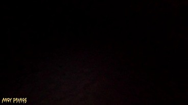 Public Pussy Eating & Blowjob ON THE BEACH at night time