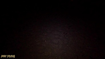 Public Pussy Eating & Blowjob ON THE BEACH at night time