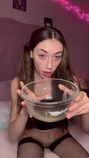 Drinking my own liquids TianaBlow OnlyFans