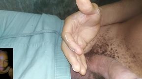 18 years old virgin boy masturbating on a video call