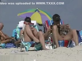 Couple Split By Strangers On A Nude Beach