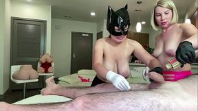 The moment when the client receives a Happy ending after waxing