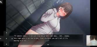 Nightwalk!Hentai game gameplay! Exhibitonist virgin girl masturate in public and got caught and fucked.