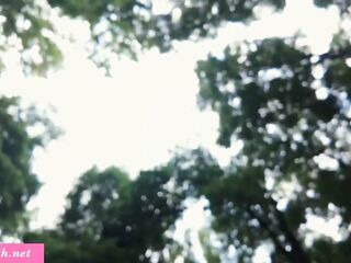 mother I'd like to fuck Jeny Smith playing outdoor with her arsehole