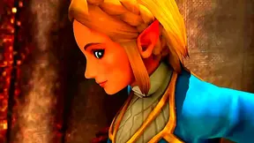 Zelda Pins Down Linkle with Busty Tits in Steamy 3D Hentai Encounter