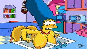 The Simpsons Hentai - Marge Sexy (GIF)