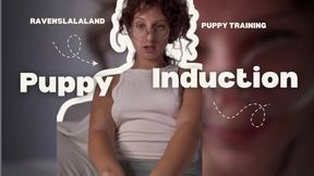 puppy induction: crawl. bark. obey.
