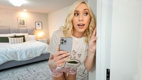 Horny Blonde Teen With Luscious Tits Seduces And Fucks Her Stepdad Hard