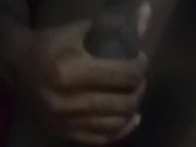 Busting a nut while the rain is falling