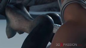 Doggystyle smut with harmonious best girl from 3DXPassion