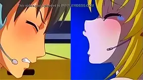 Blonde Big Tits Hentai Babe Masturbates On Webcam During NetSex Chat