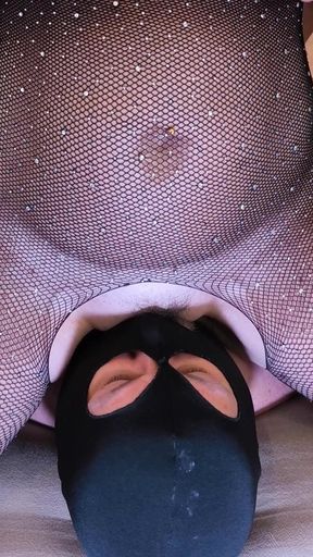 Femdom facesit with squirting orgasm. Handjob and cumshot in mouth. Full scene. Ep 12802   Clip 2