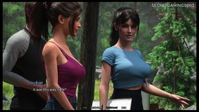 busty beauty in the woods - summer heat (part 12) by naughty fox games - 3d porn game