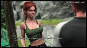 busty beauty in the woods - summer heat (part 12) by naughty fox games - 3d porn game