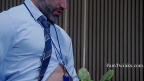 Office DILF Takes My Twink 18+ Ass For A Ride