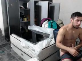 Buddy Jerks Off With Roommate In Room More Gayboyca