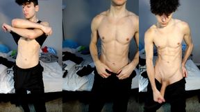 19 year old roommate shows you his big dick